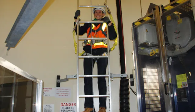 Fall rescue training