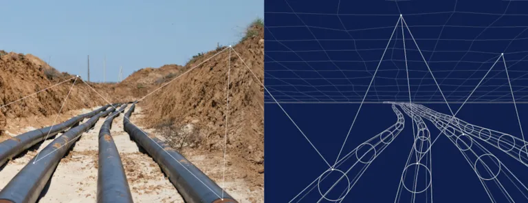 Natural gas distribution network