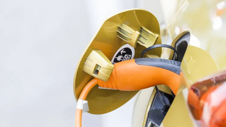 Charging of an electric car