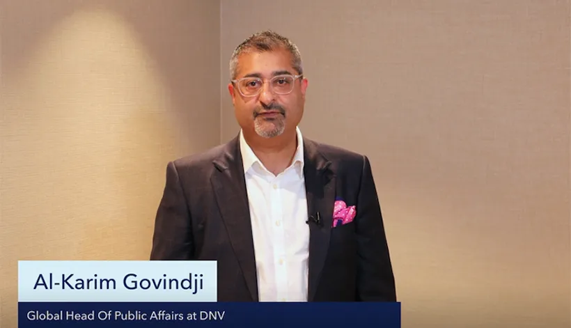 Al-Karim Govindji, Global Head of Public Affairs at DNV
