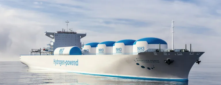 Hydrogen powered ship