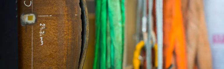 Bursted pipe after testing