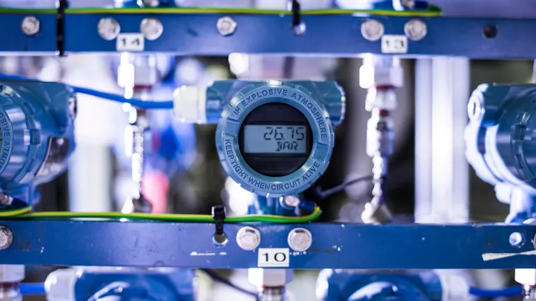 DNV's Technology Centre Groningen: Pressure transmitter rack