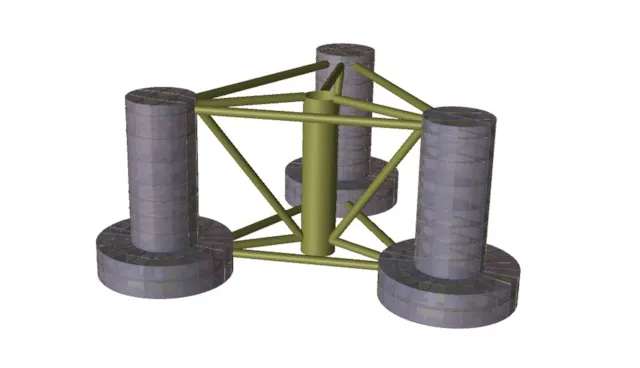 OWT-10 Modelling of floating offshore wind foundation
