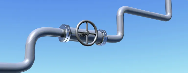 Pipeline with safety valve