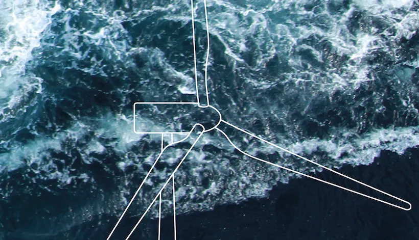 Floating wind report: Turning ambition into action (report front cover image)