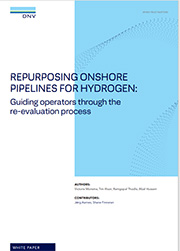 Repurposing onshore pipelines for hydrogen: Guiding operators through the re-evaluation process Repurposing onshore pipelines for hydrogen: Guiding operators through the re-evaluation process