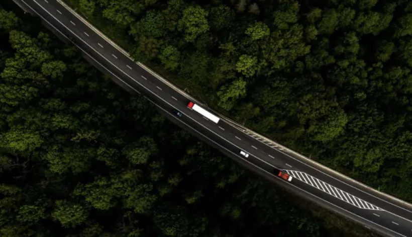 Aerial shots of buildings and intersections