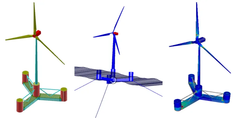Sesam HydroD - CAD to Finite Element (FE) mesh - MSC Apex