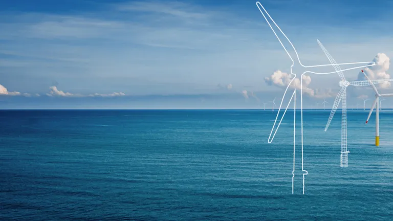 Offshore wind turbine foundation and analysis with Sesam software for offshore wind